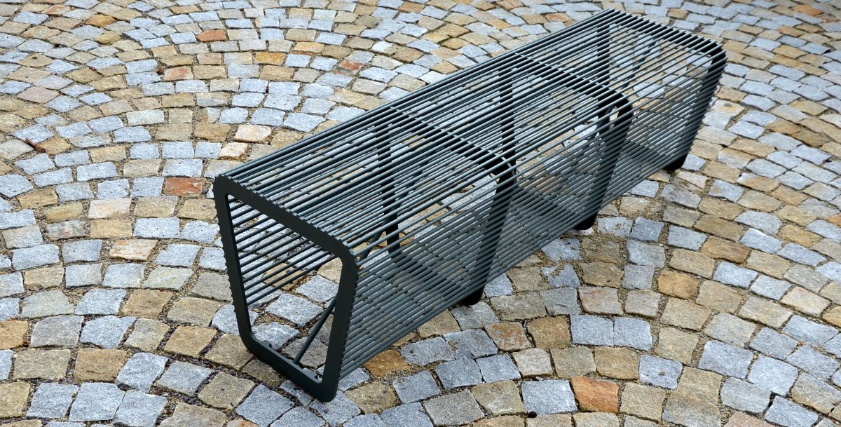 Ławka bez oparcia