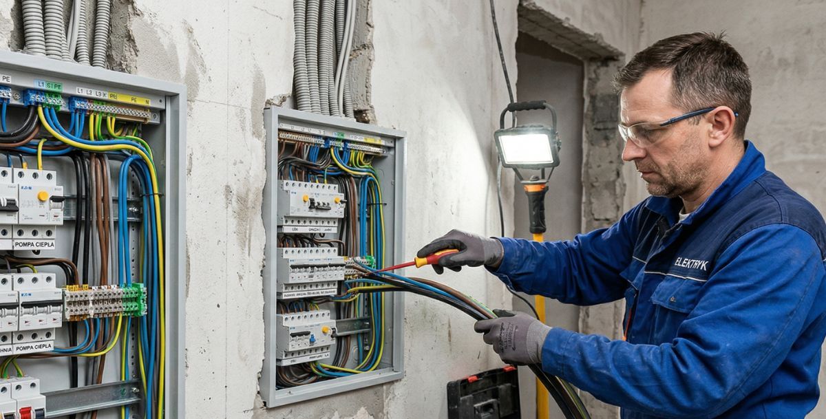 Instalacja rozdzielnicy elektrycznej